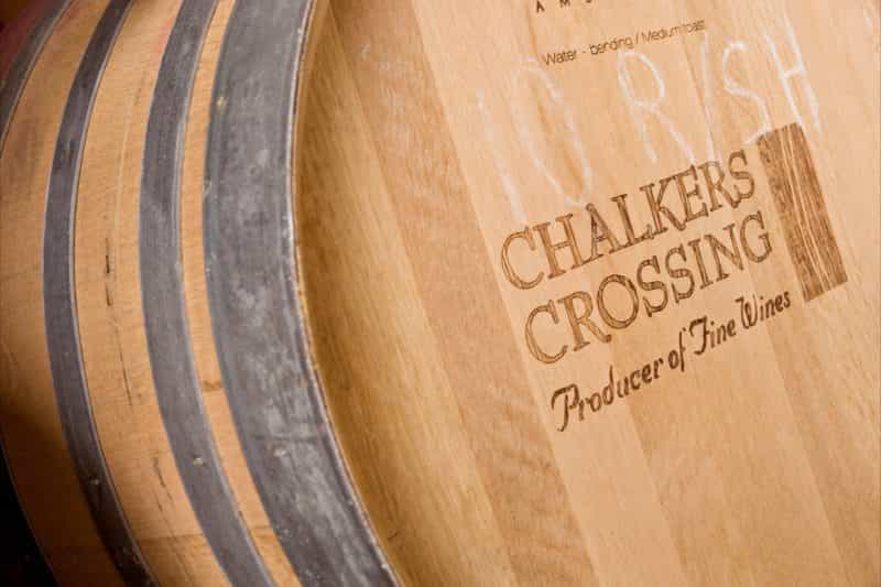 Chalkers Crossing Winery barrell
