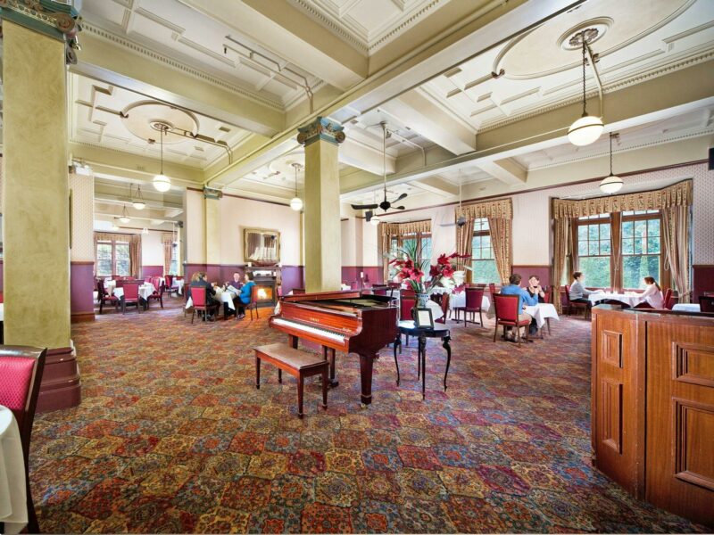 Chisolm's Restaurant is a historic 'grand dining room'.