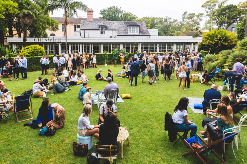 The Chiswick Lawn is a perfect place for an afternoon drink, brand activation or wedding.