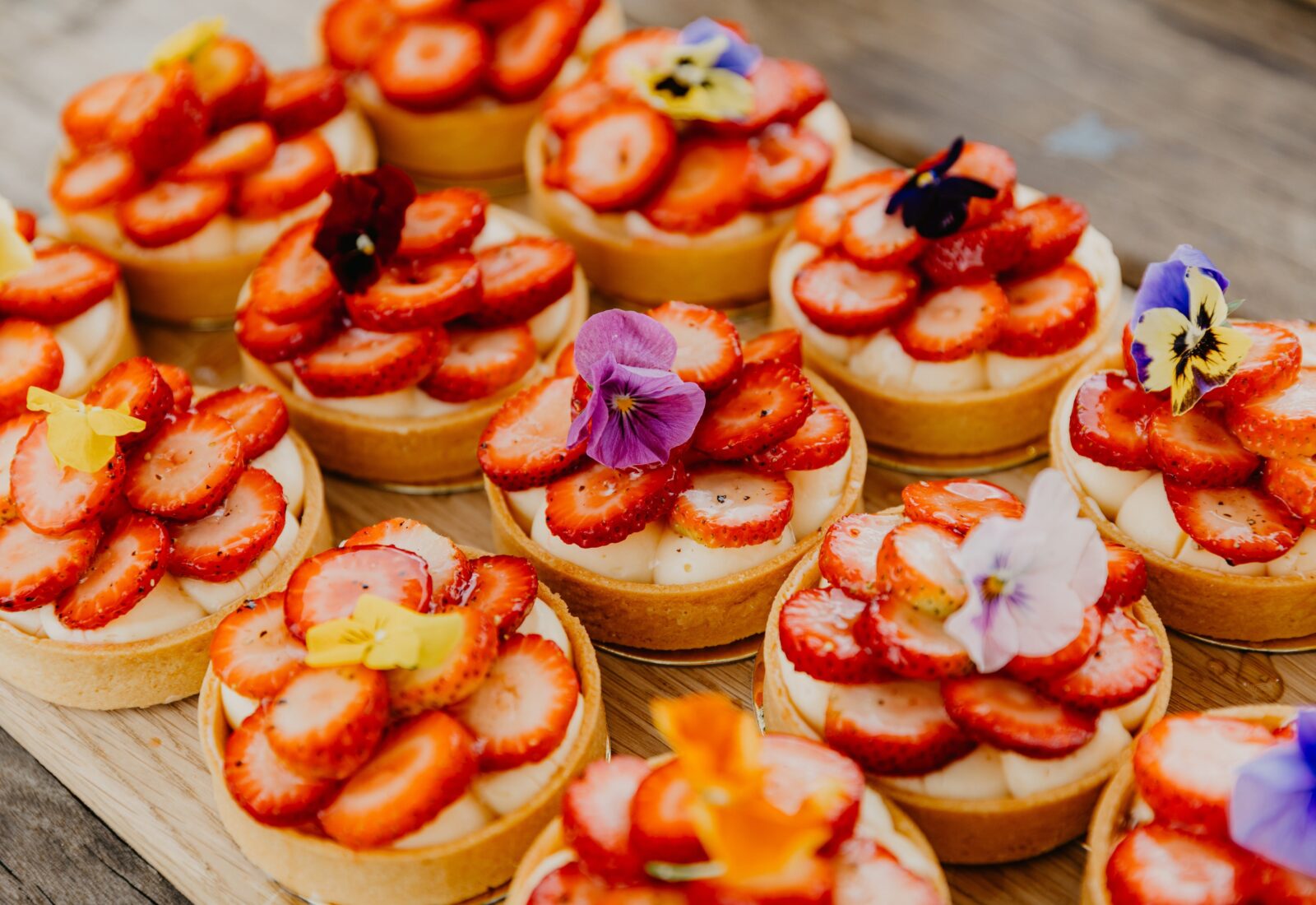 Cubby's iconic strawberry tarts