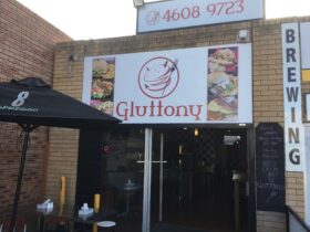 store front view of Gluttony On Queen Campbelltown