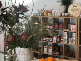 a selection of small goods and local produce available