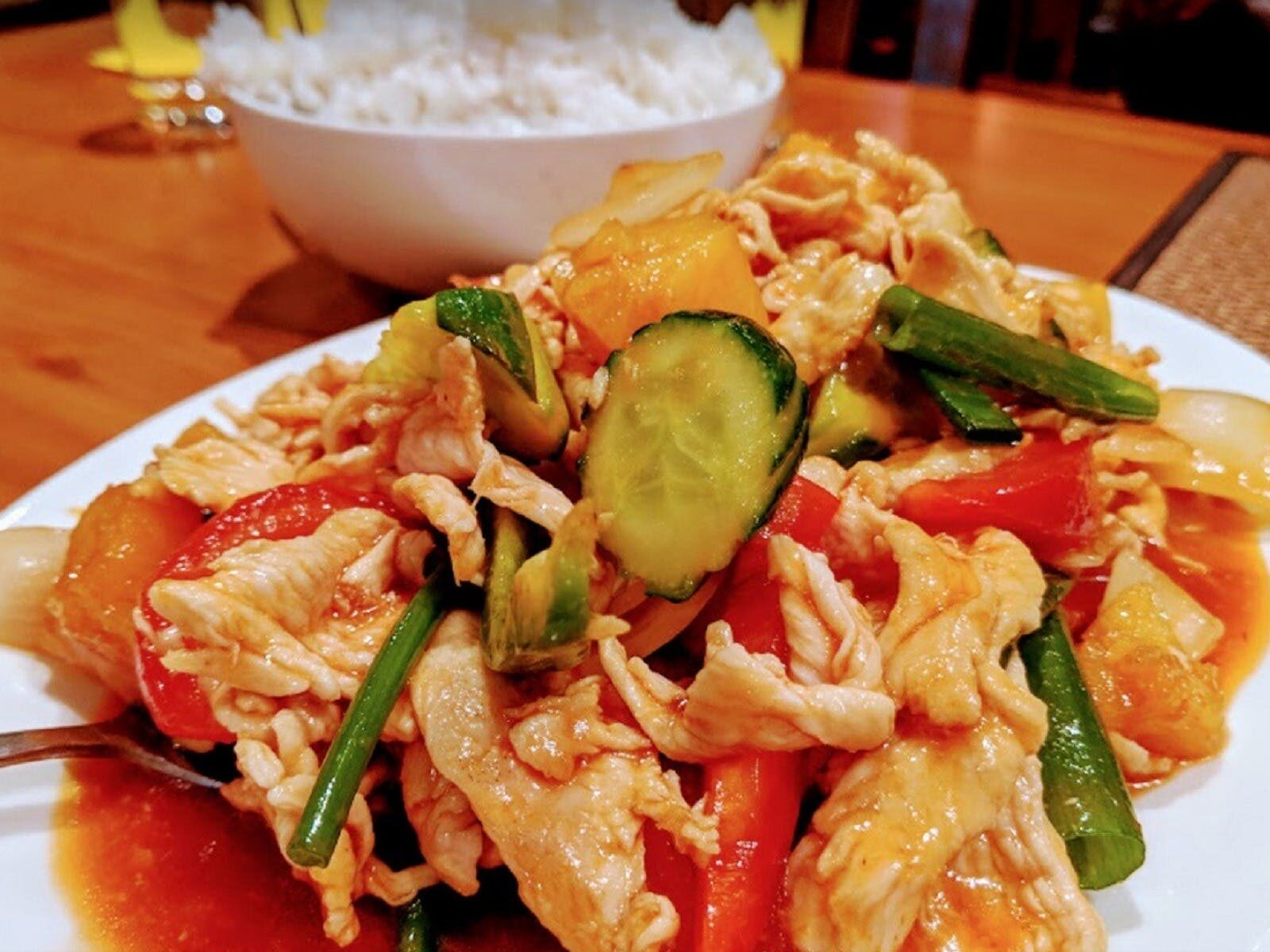 red curry at namoi thai kitchen
