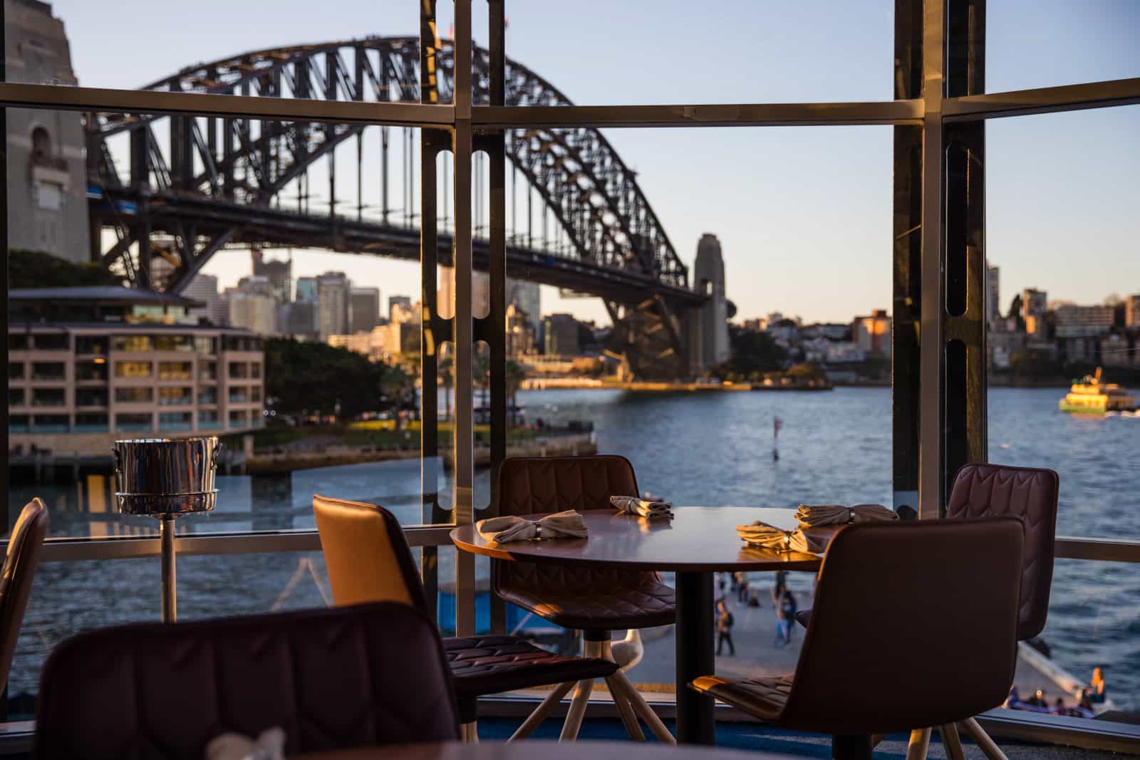 Dining room view to Sydney Harbour Bridge