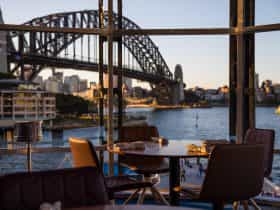 Dining room view to Sydney Harbour Bridge