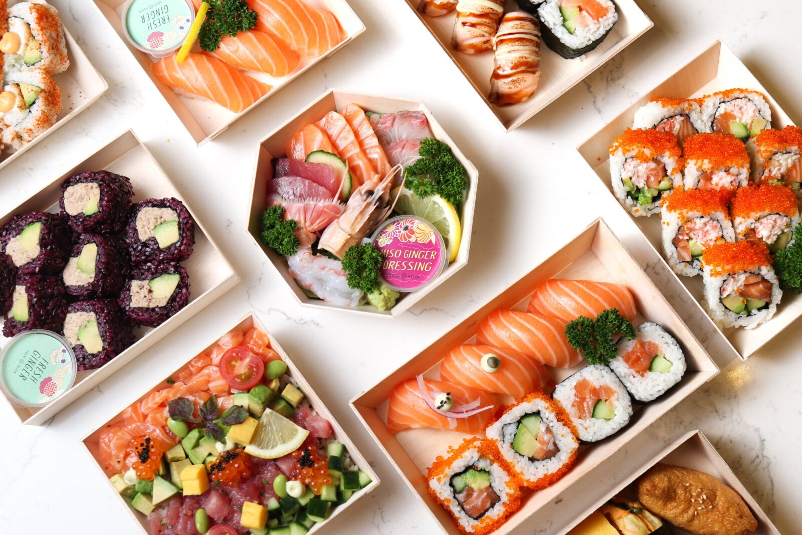 Sushi Yuzen specialty boxes