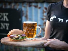 Burgers and Beers at the Mando Pub