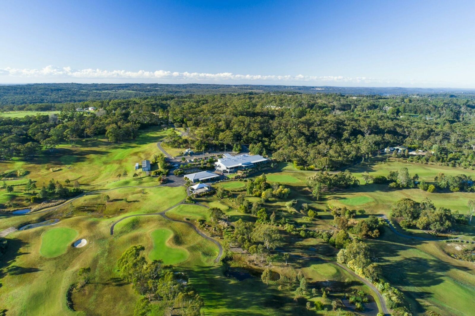Birdseye View of The Springs Golf course and Restaurant