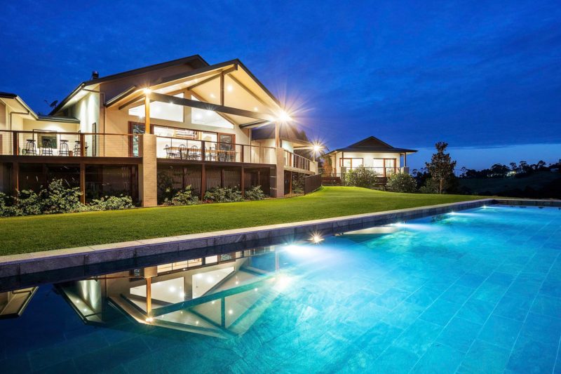 Rubys Ridge - Byron Bay - View of House from Pool