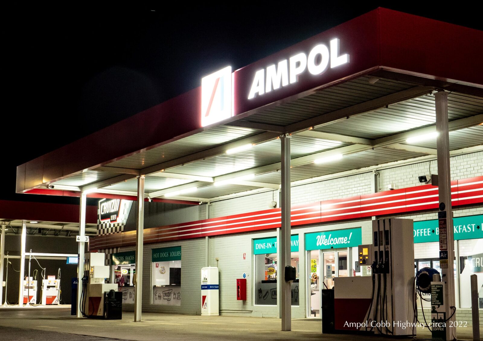 Ampol at Night Cobb