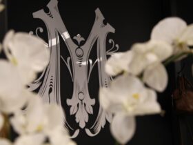 Miss Mary Mac internal wall with "M" logo