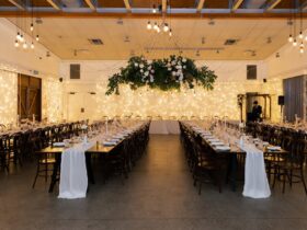 Indoor wedding reception refinery