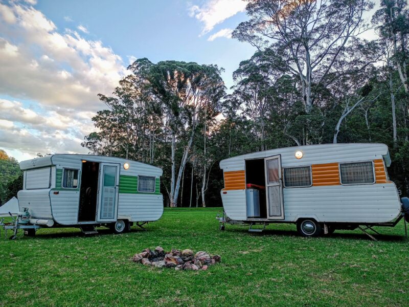 Koora van hire viscount royal classic retro caravan