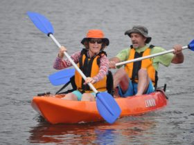 Nelligen Kayak hire. Double kayaks available for hire on the Clyde River