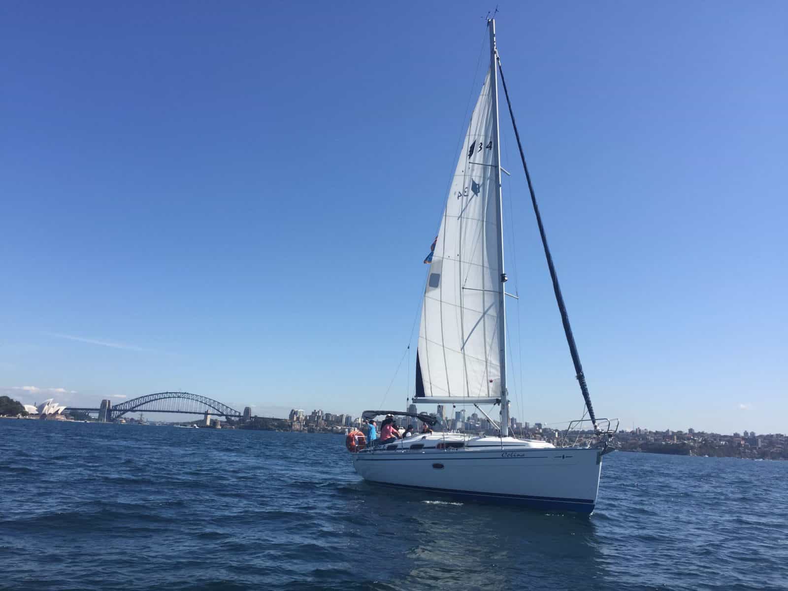 Sailing on Sydney Harbour with Sailcorp