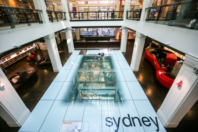Model of Sydney inside Customs House