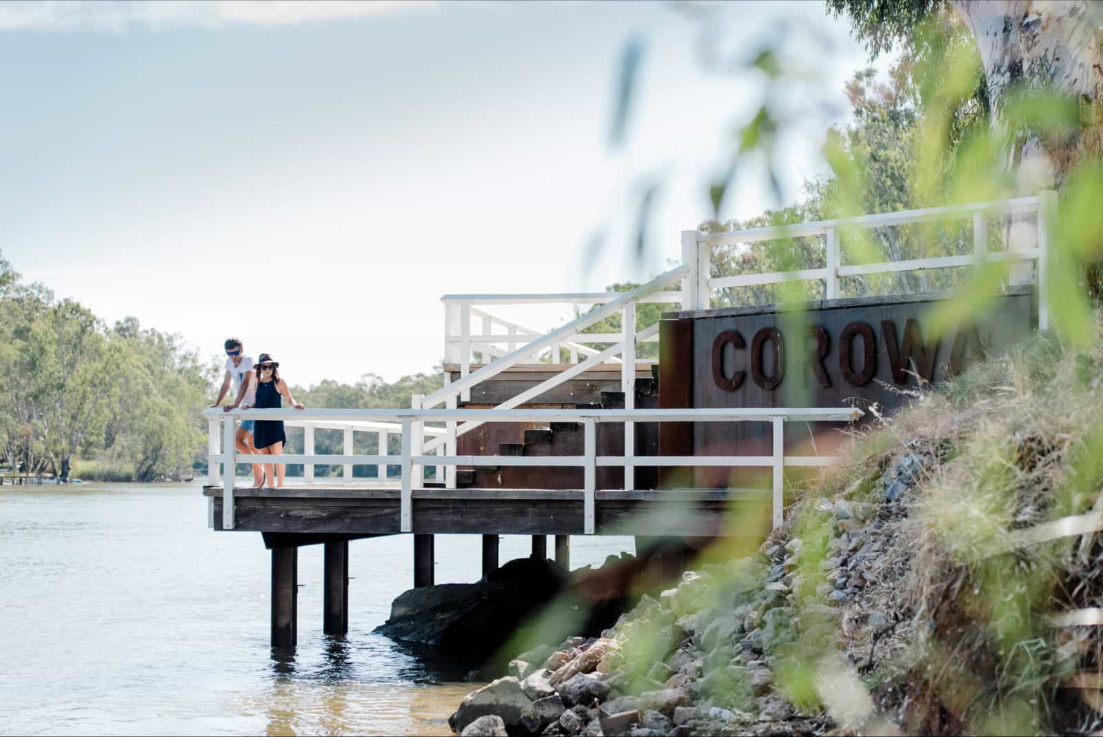 Corowa Fishing Platform on the Murray River