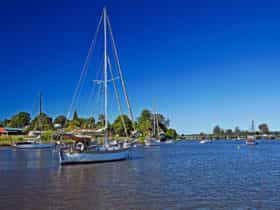 Sailing on the Clarence River Maclean