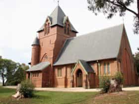 The St James Anglican Church in the historic village of Menangle, a heritage listed building
