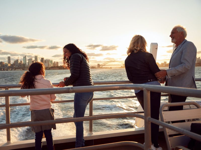 Sydney Harbour Sightseeing Cruise during Sunset