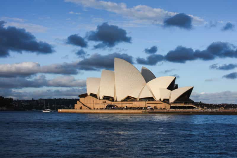 Sydney Opera House in late afternoon light