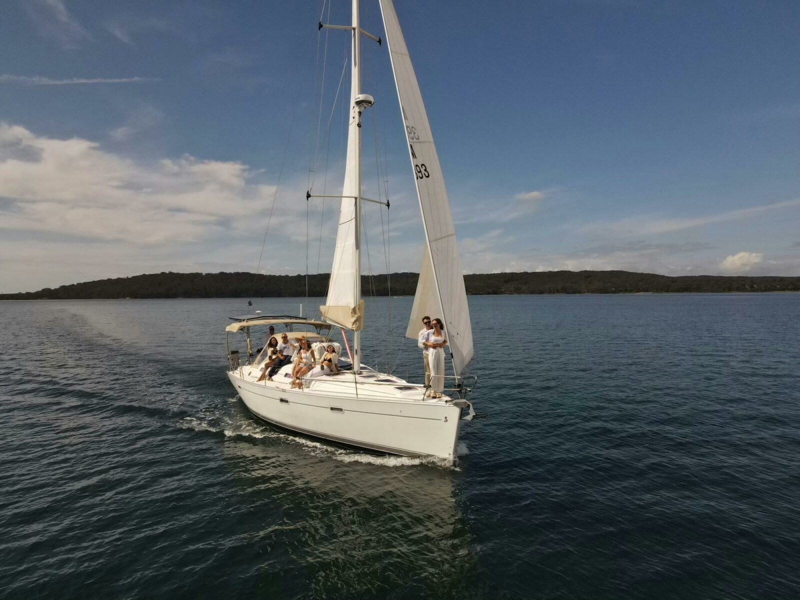 Silver Sun Sailing offers unique experiences onboard a 40 foot Benetau yacht on Lake Macquarie.