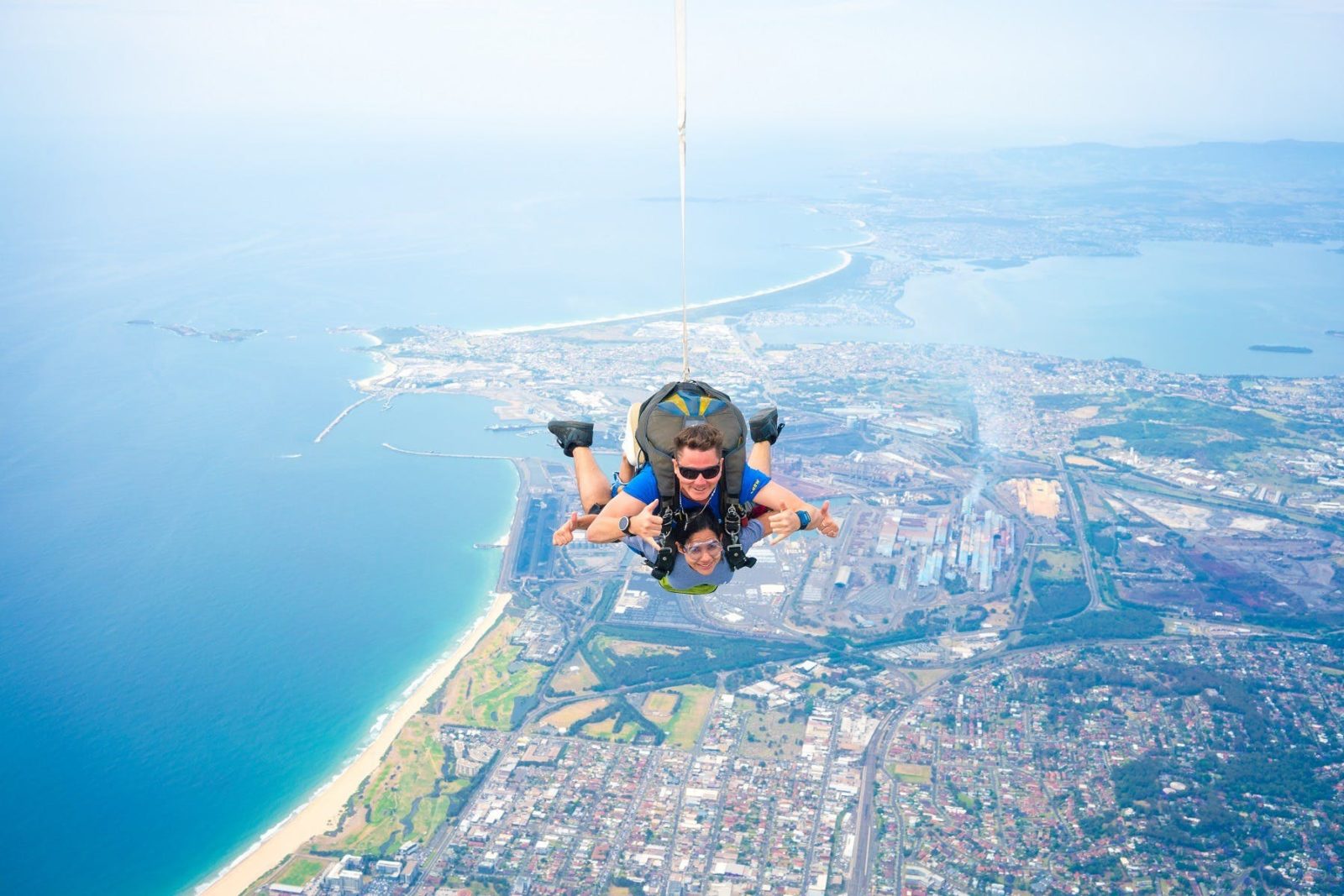 Skydive over Wollongong