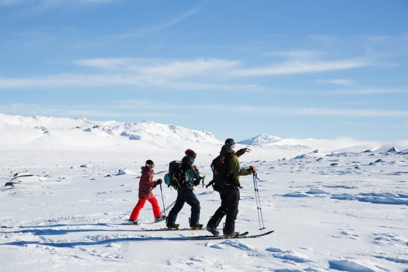 Our team of friendly guides will show you the ins and outs of backcountry skiing and snowboarding