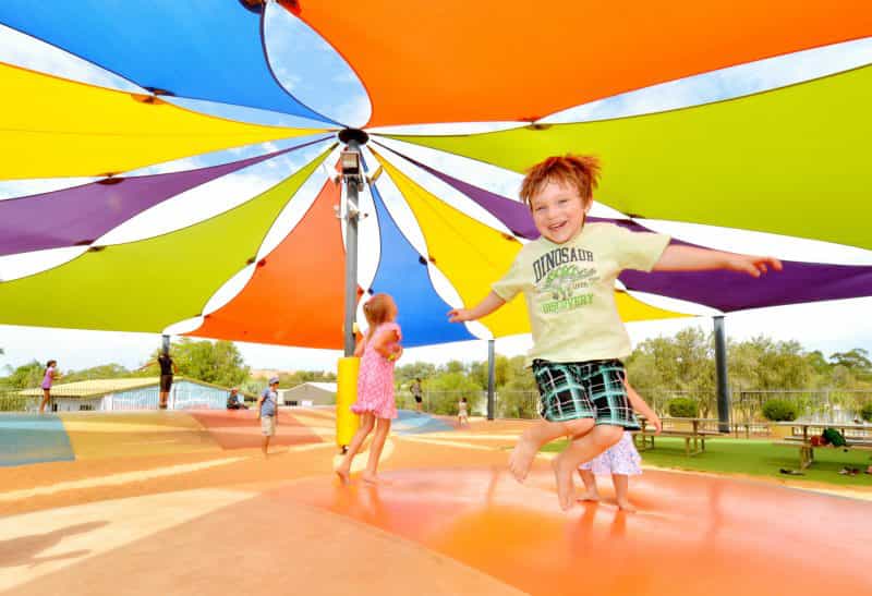 Take the kids to the jumping pillow and have a great time interacting with other guests