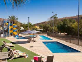 come and enjoy a dip in our heated pools at BIG4 MacDonnell Range Holiday Park