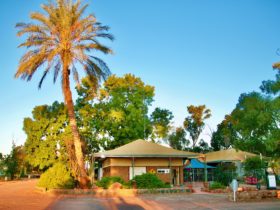 Outback Caravan Park Office & Reception