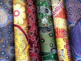 Aboriginal Fabrics, textiles, fabrics, Aboriginal Art, Alice Springs, Fabric Shop