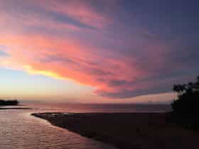 Casuarina coastal reserve beach sunset