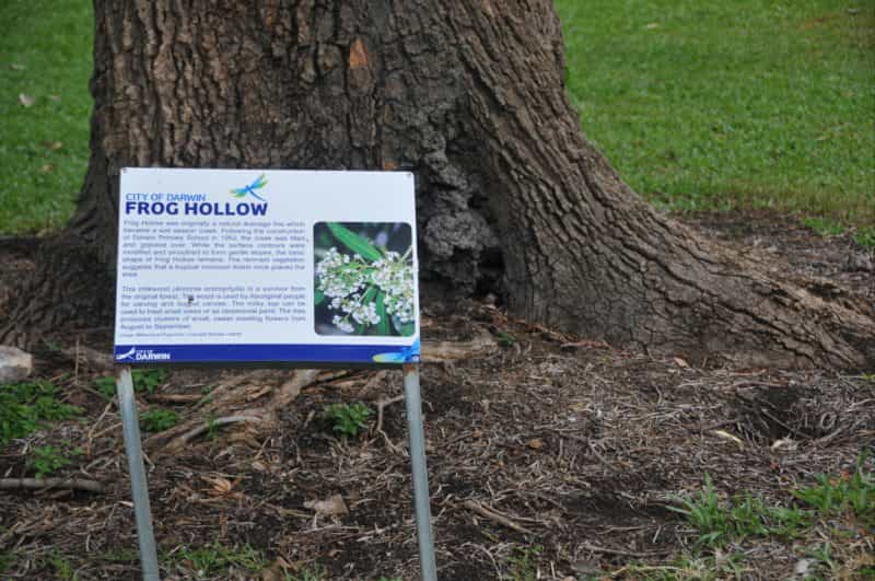 Frog Hollow interpretive signage