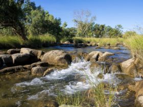 River flowing in Judbarra Gregory National Park