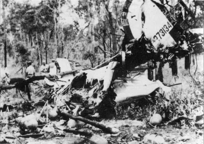 Wreckage of the B24J Milady