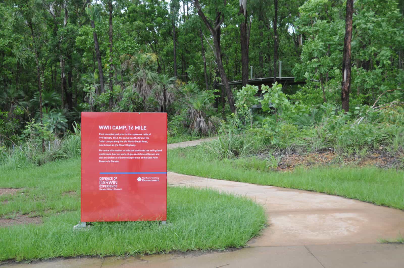 Identification signage for the site at Mackillop Court.