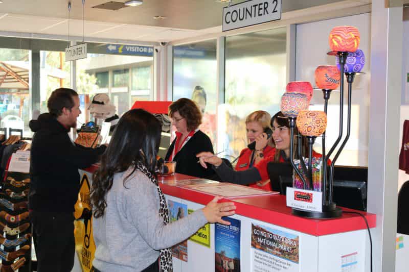 Customer Service at Alice Springs Visitor Information Centre