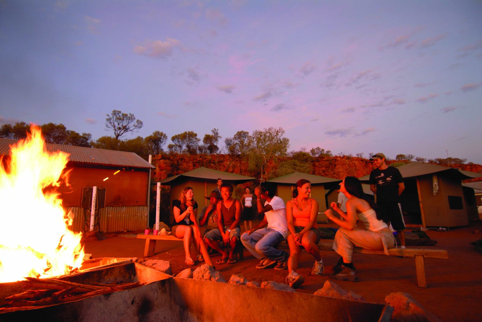 Uluru campfire
