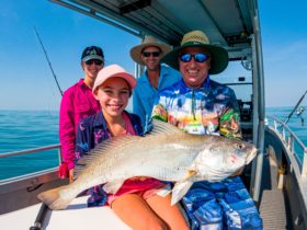 Lovely family from the Hunter Valley in NSW certainly enjoyed their day out of Darwin fishing