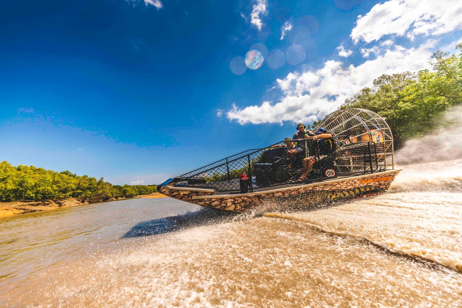 Experience the thrill of an airboat ride!