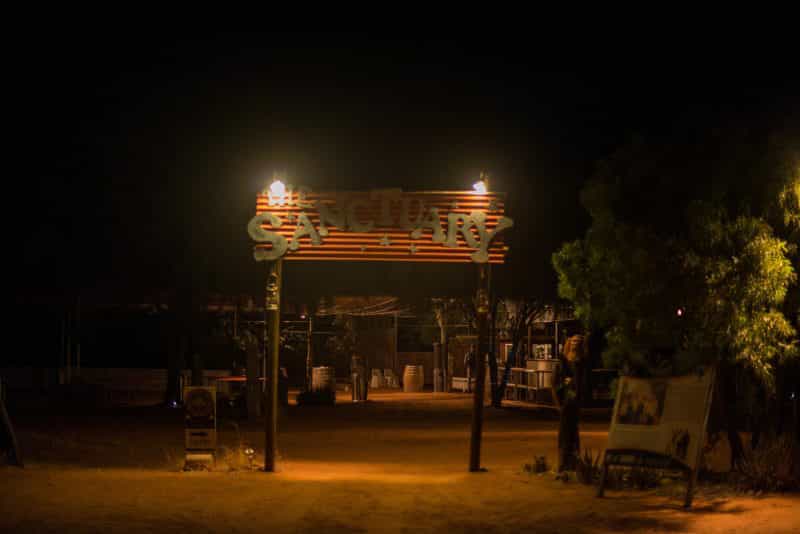 The Earth Sanctuary entrance, Alice Springs