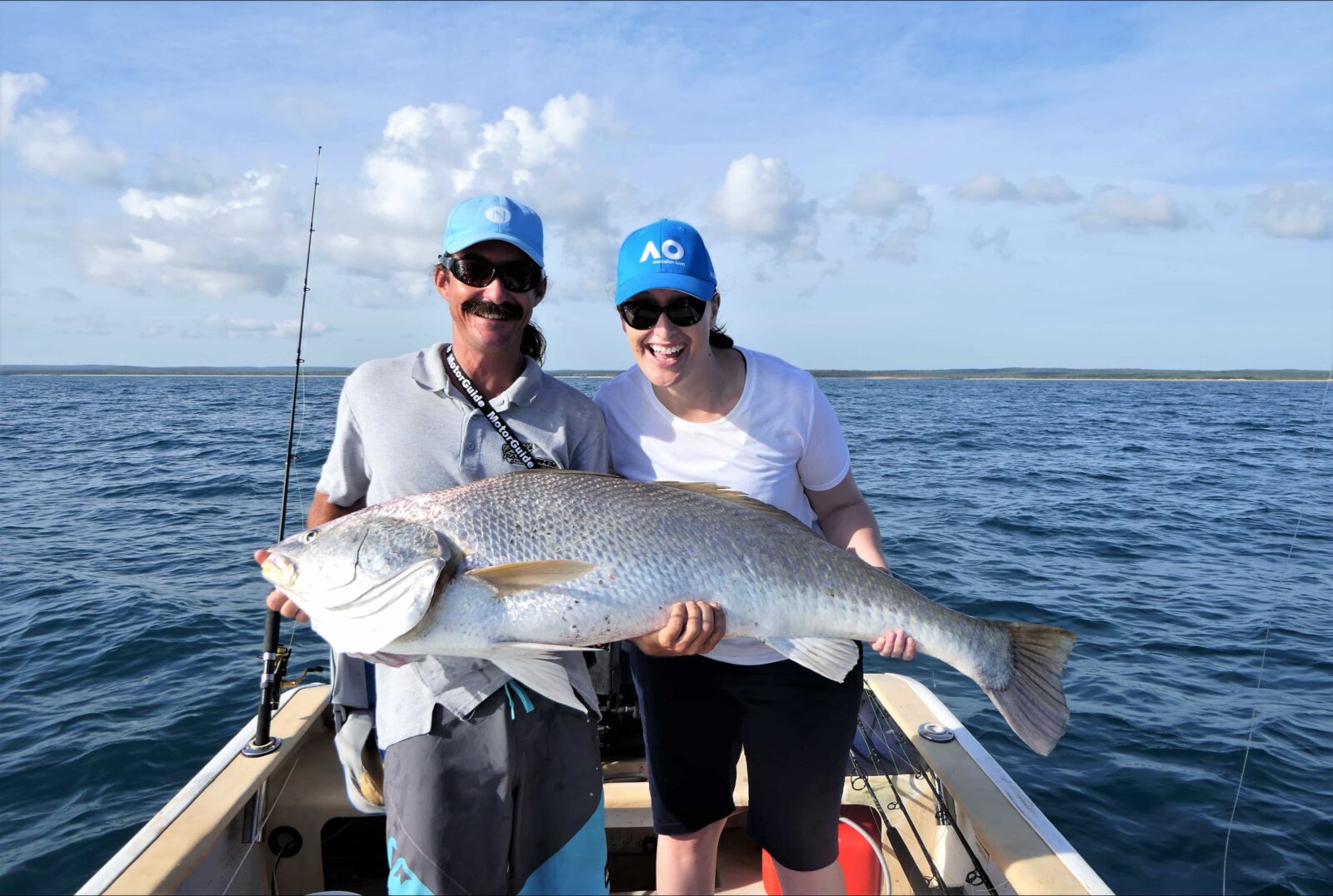 Carly's 137cm Black JewFish and a smile that we couldn't get rid of!