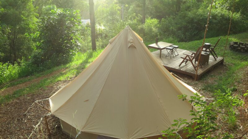 Bell Tent @ Tent in The Forest, Kin Kin, Qld