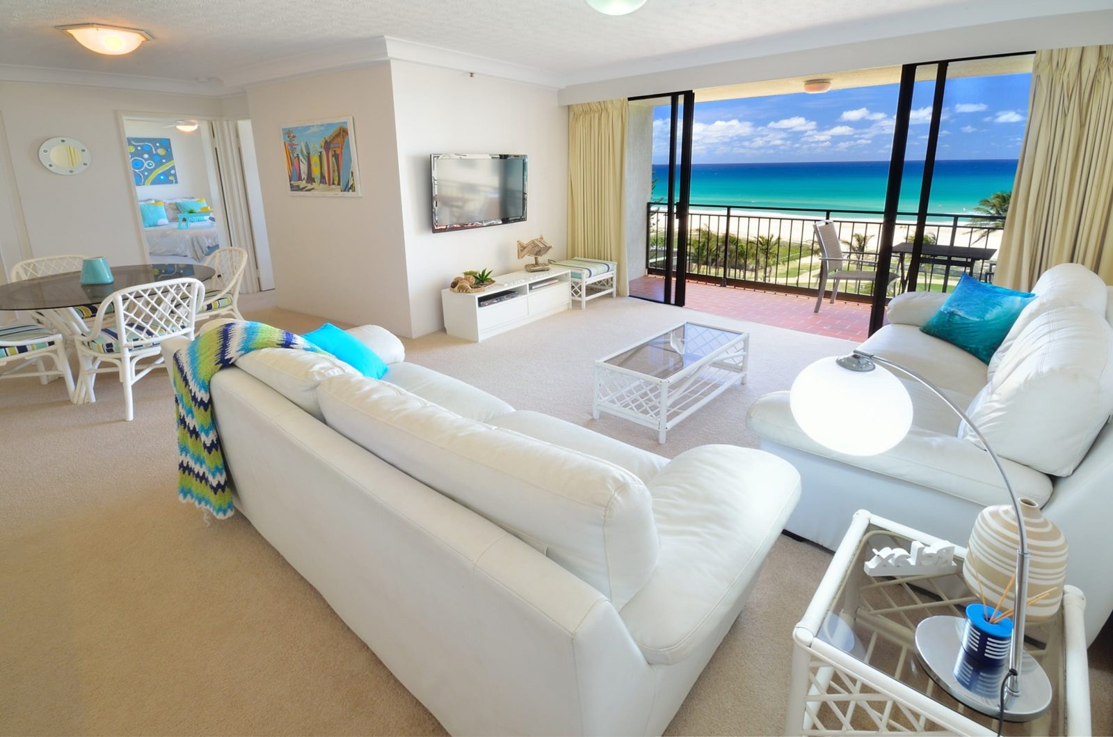 Stunning ocean views from the lounge