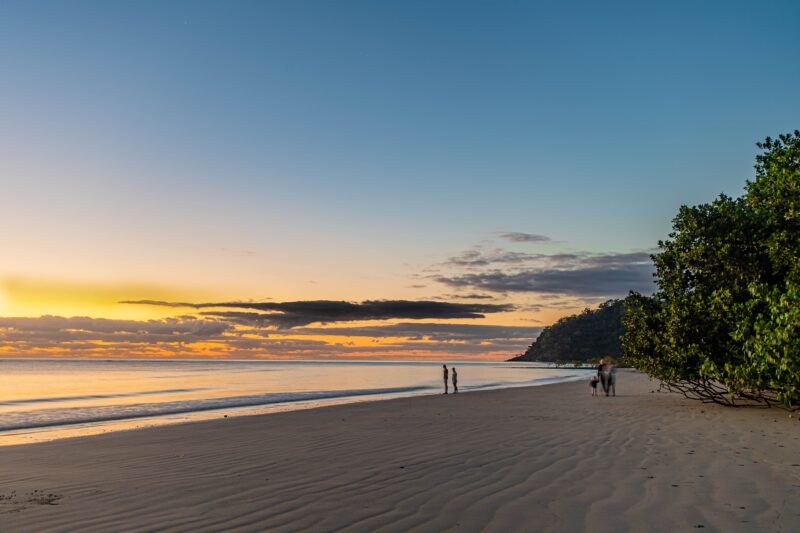 Sunrise from the beach at Cape Trib Beach House
