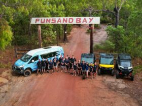 Welcome to Punsand Bay, Cape York Staff photo