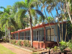 External shot of accommodation at Cape York Peninsula Lodge.