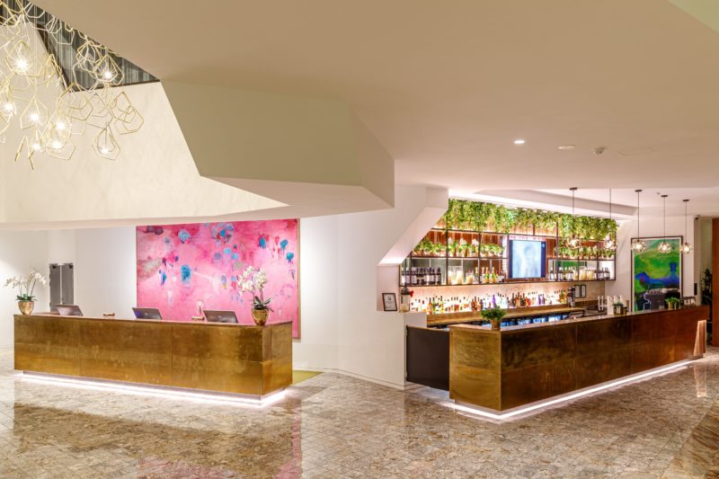The Green Room lobby bar serves refreshments daily and is the perfect place to relax and rejuvenate