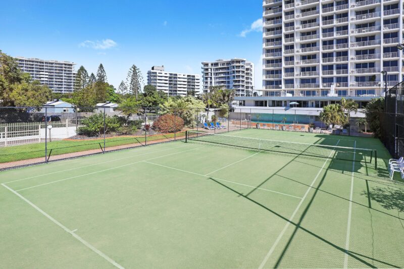 full size tennis court